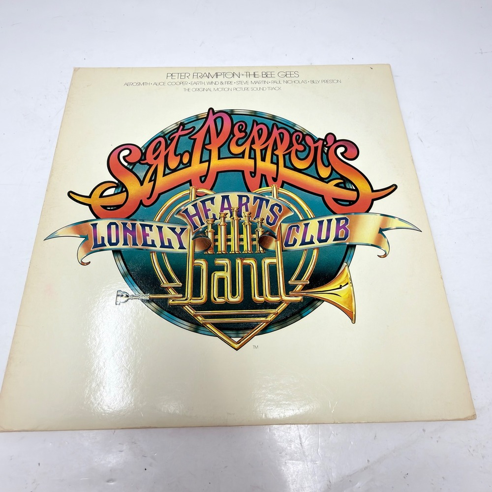 Sgt Peppers Lonely Hearts Club Band Soundtrack Vinyl LP 2LP Bee Gees Frampton